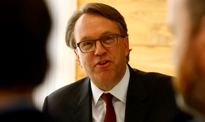 FILE PHOTO: U.S. central banker Williams addresses news conference in Zurich