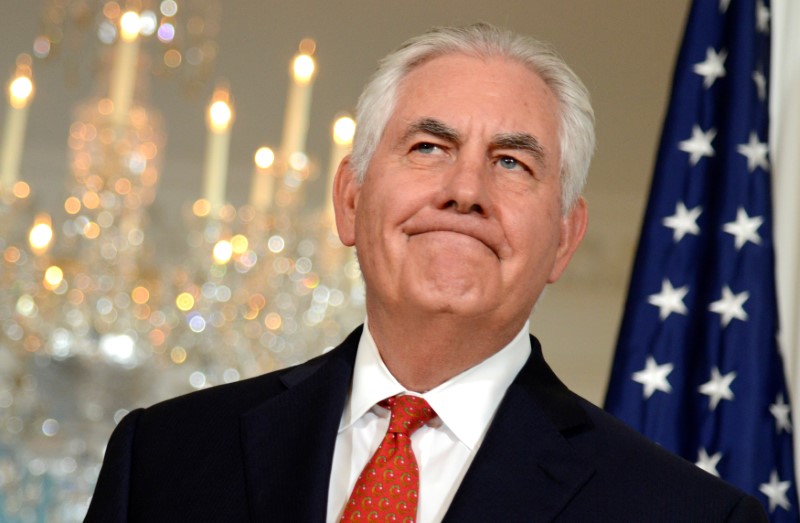 Secretary of State Tillerson welcomes OAS Sec Gen Almagro in Washington
