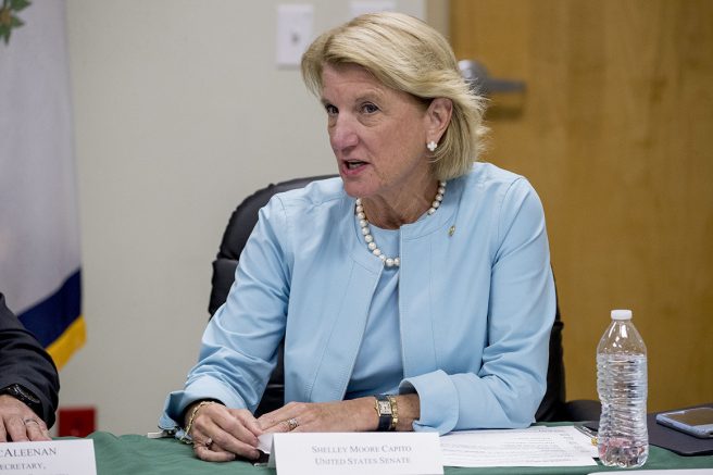 Sen. Shelley Moore Capito (R-W.Va.) | Andrew Harnik/AP Photo