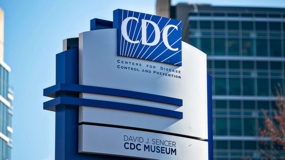 PHOTO: Center for Disease Control and Prevention signage stands outside the CDC headquarters in Atlanta, Dec. 10, 2020.