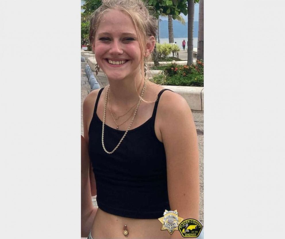 PHOTO: Kiely Rodni is pictured in an image posted by the Placer County Sheriff's Office on their Facebook account. Rodni disappeared from a campground in Northern California, near Lake Tahoe, in the early morning hours of Aug. 6, 2022.