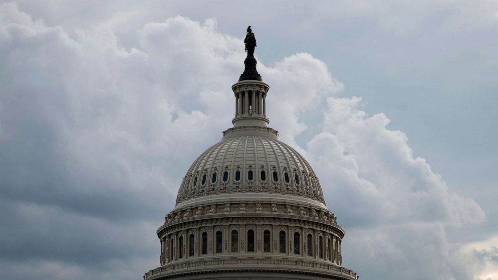 PHOTO: A general view of the U.S. Capitol Dome, in Washington, D.C., July 6, 2022.