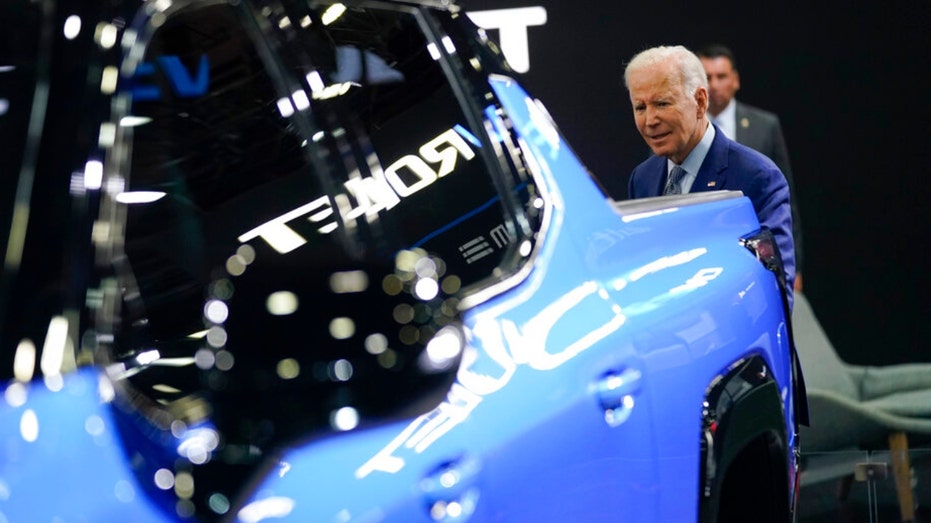 President Biden at the Detroit Auto Show