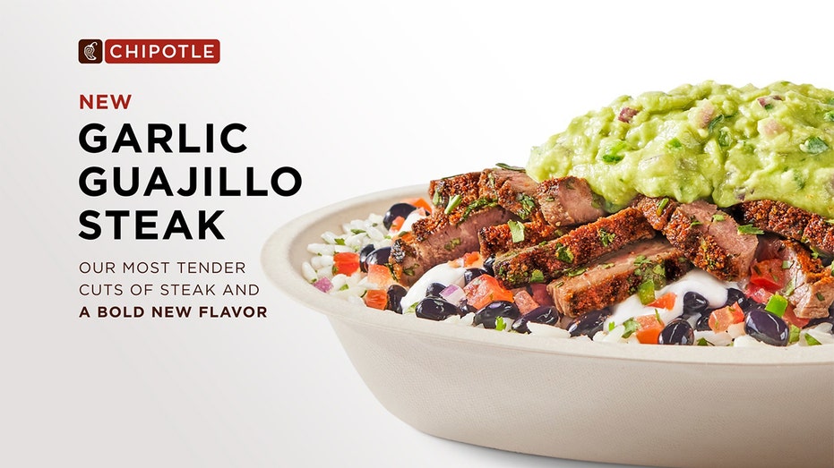 Chipotle's new steak option promo image