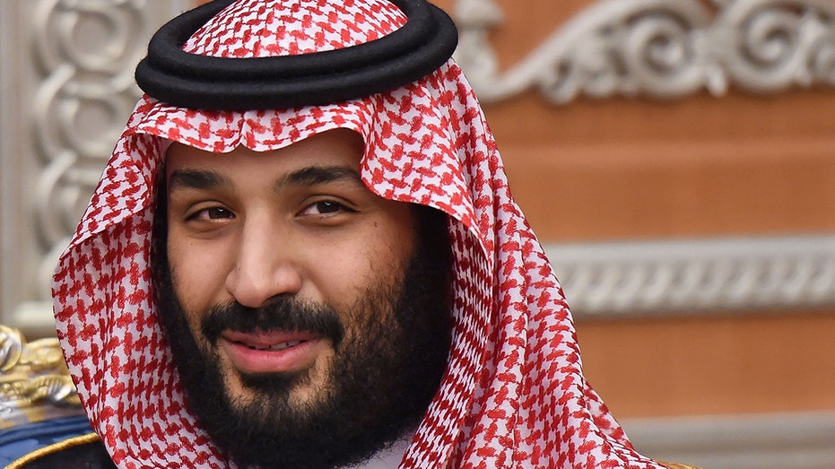 The Saudi Crown Prince smiling