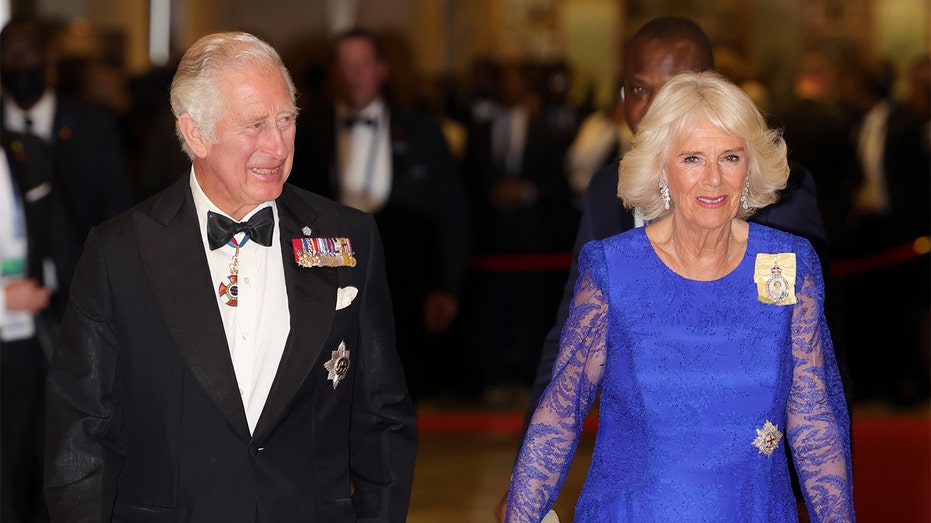 Prince Charles, Prince of Wales and Camilla, Duchess of Cornwall are seen in Rwanda