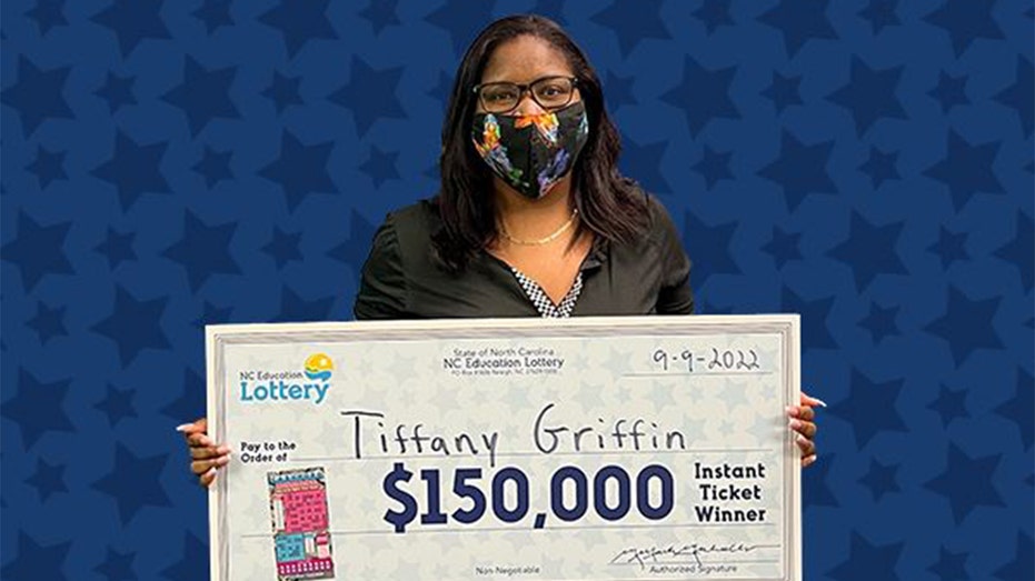 Tiffany Griffin and her lottery winnings