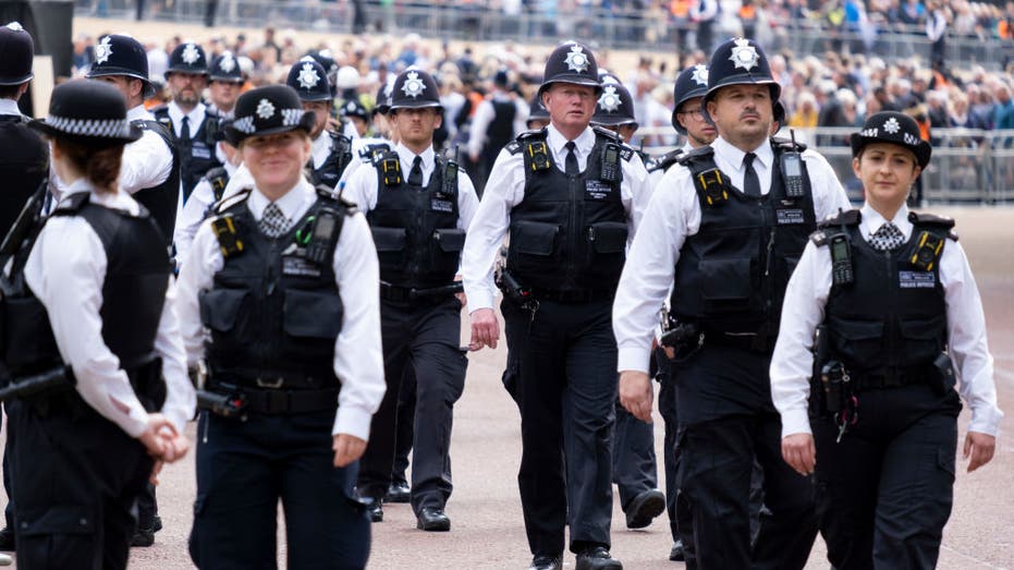 british police on duty