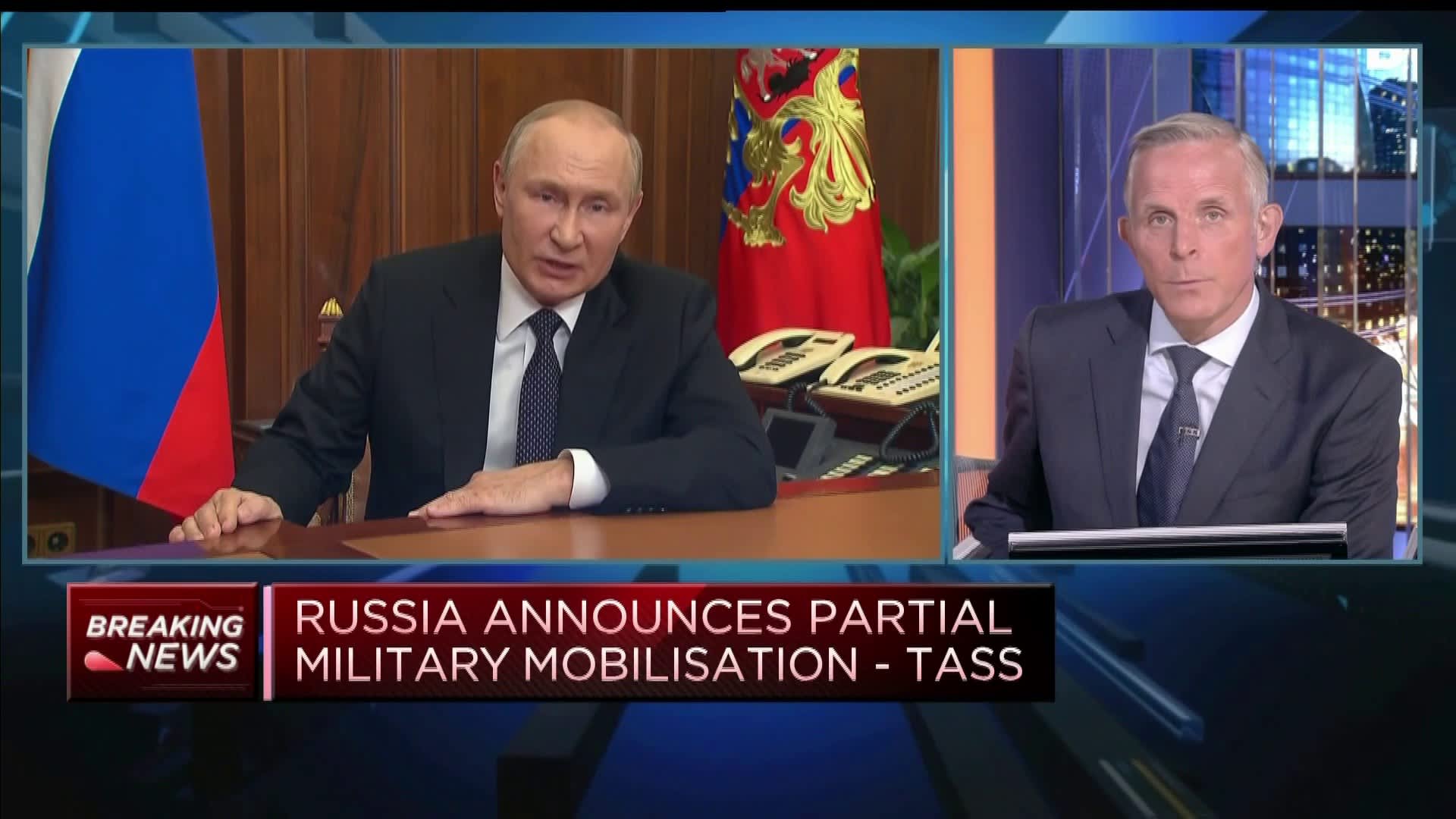 Russia’s Putin announces partial military mobilization