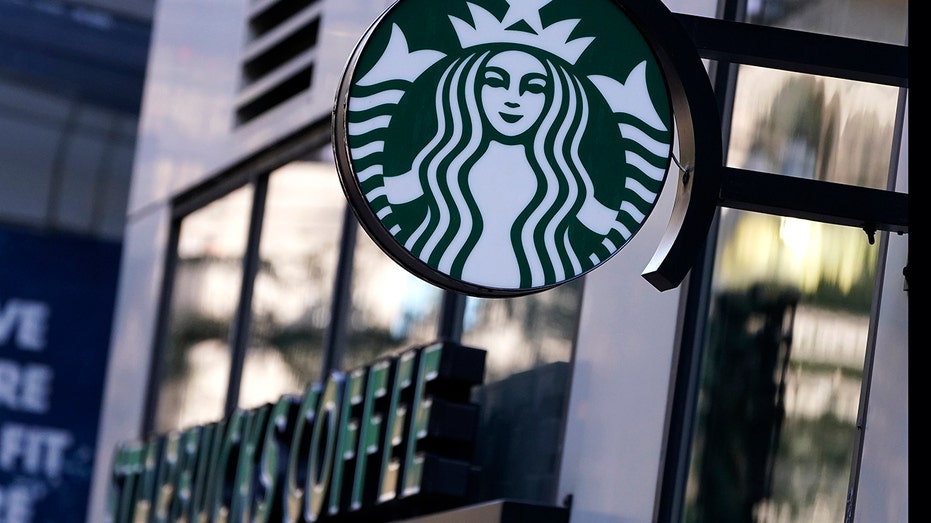 Starbucks logo outside store