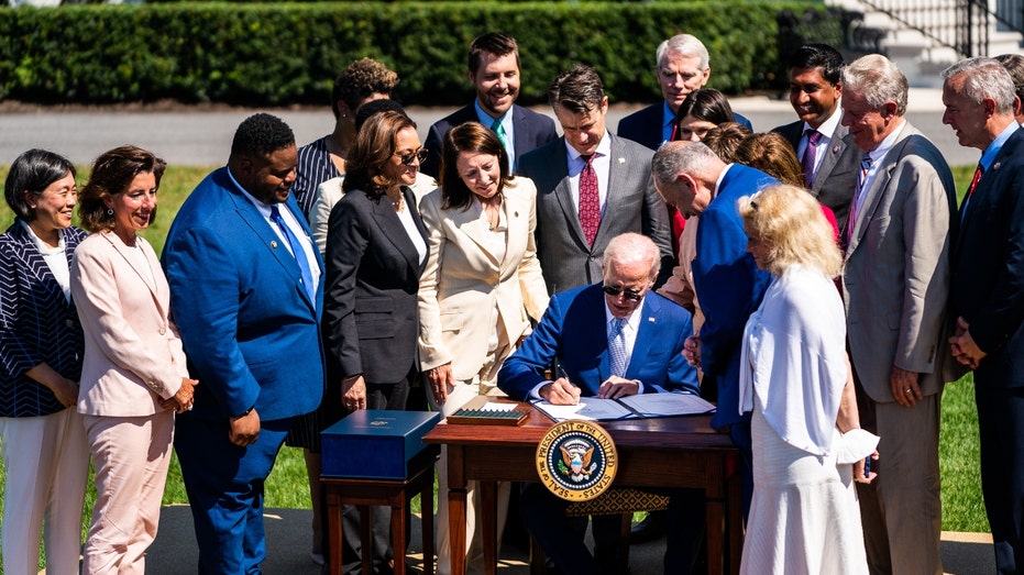 Biden signs the CHIPS Act