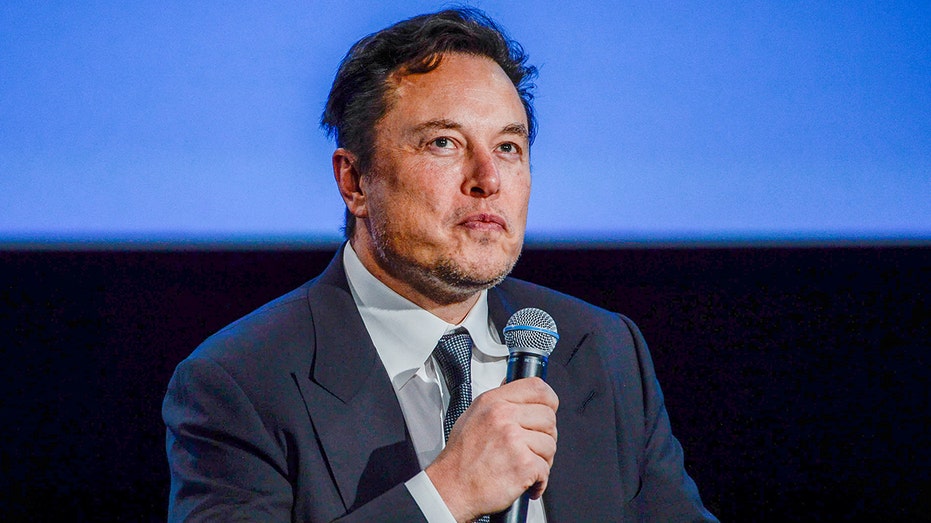 Elon Musk speaks at an event in Norway, Aug. 29, 2022