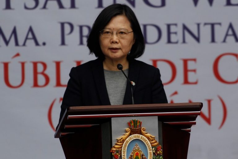 Ahead of Trump trip, China urges U.S. not to allow Taiwan president in