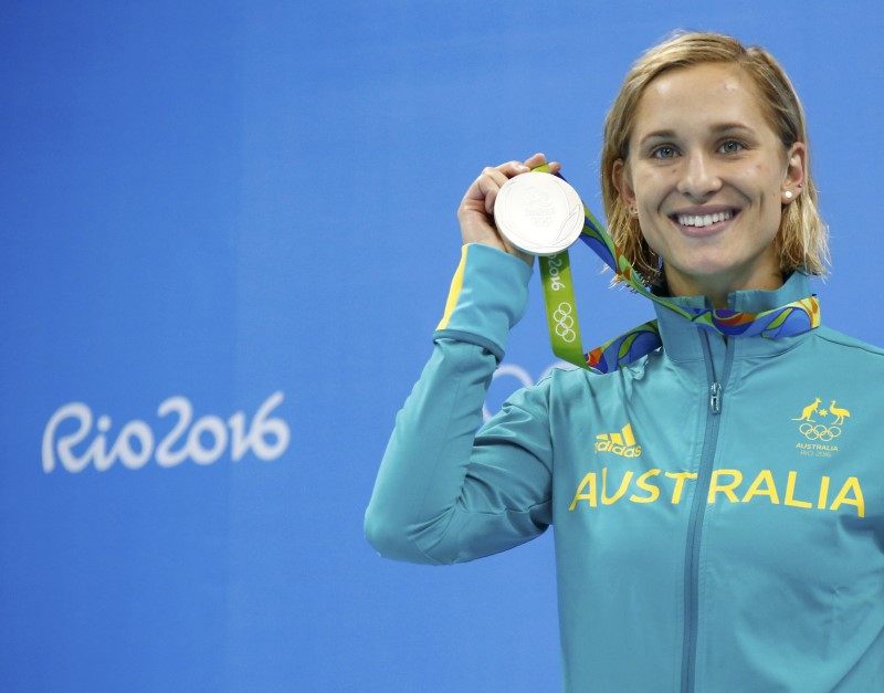 Swimming - Women's 200m Butterfly Victory Ceremony