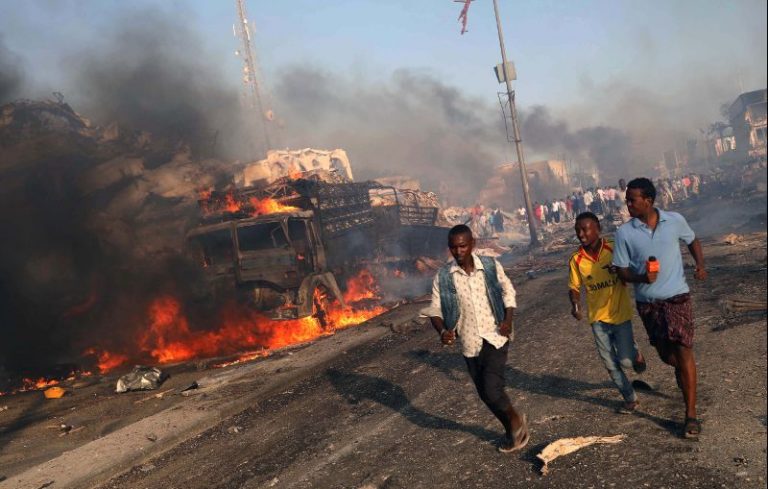 Car bombs kill at least 22 in Somalia’s capital Mogadishu: police