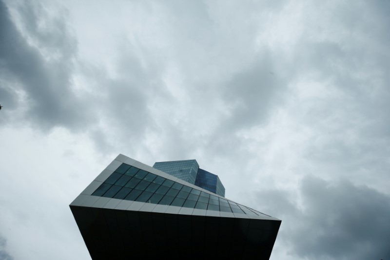 FILE PHOTO - ECB headquarters building is seen in Frankfurt