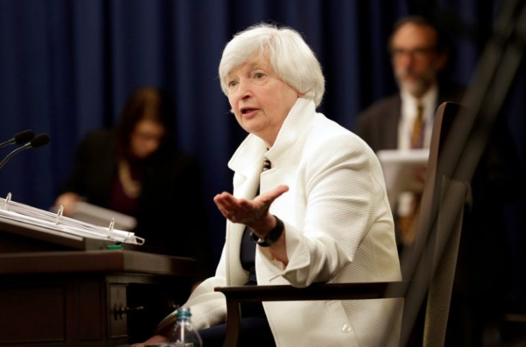 Fed’s Yellen says watching inflation closely but economy is strong