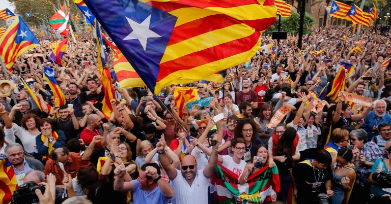 In Pictures: Catalonia celebrates declaration of independence from Spain