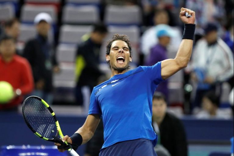 Nadal overcomes Dimitrov to make Shanghai Masters semi