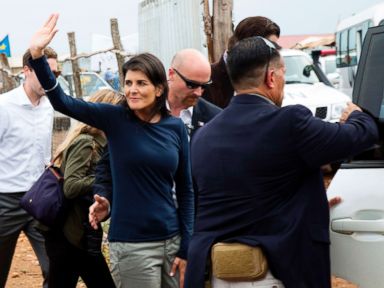 Nikki Haley evacuated from South Sudan camp after protesters descend