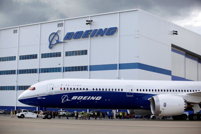 FILE PHOTO - The new Boeing 787-10 Dreamliner taxis past the Final Assembly Building at Boeing South Carolina in North Charleston