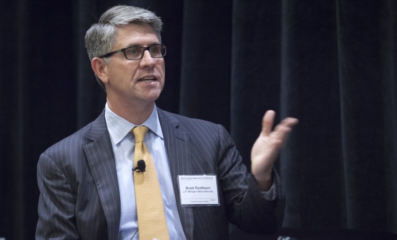 Brett Redfearn, Head of Market Structure Strategy for the Americas at J.P. Morgan Securities Inc. speaks during the Investment Company Institute's (ICI's) Capital Markets Conference in New York