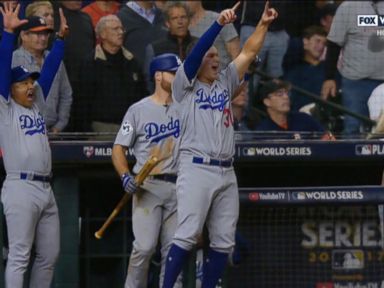 WATCH: Dodgers defeat Astros to tie up World Series