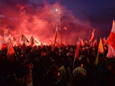 60,000 join far-right march on Poland’s Independence Day