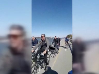 Argentine victims seen biking moments before NYC terror attack in video