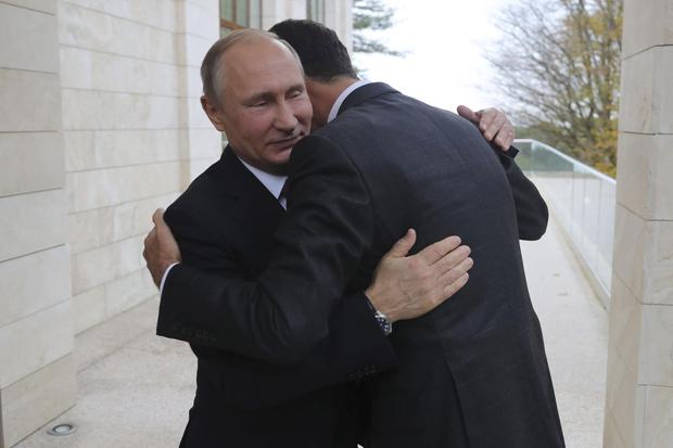 Assad thanks Putin for Russia’s efforts “to save our country”