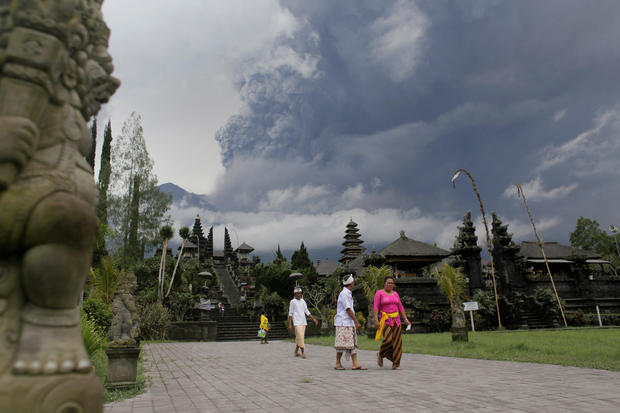 Bali volcano rumbles to life with eruptions; flights disrupted