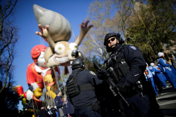 Balloon pops at Macy’s Thanksgiving Day Parade