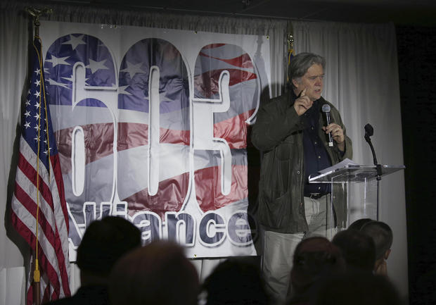 Bannon compares Moore report to Trump “Access Hollywood” tape