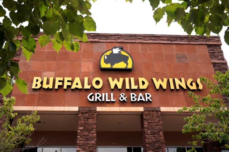 The Buffalo Wild Wings restaurant in Superior, Colorado