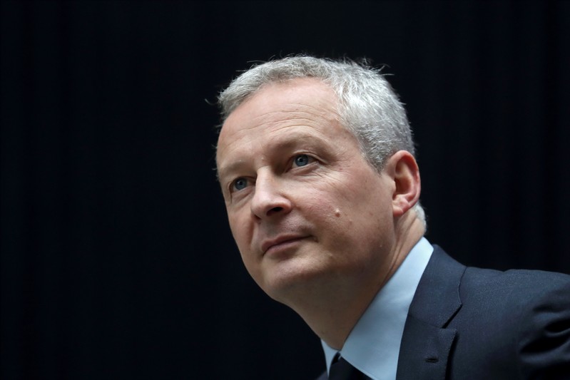 French Finance Minister Bruno Le Maire attends the 