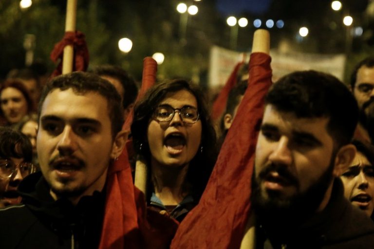 Greeks march to mark 1973 student revolt against junta