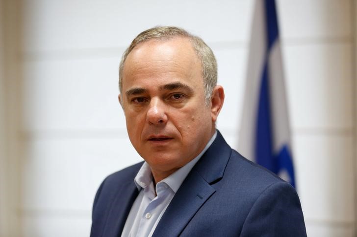 FILE PHOTO - Israel's Energy Minister Yuval Steinitz poses for a photograph during an interview with Reuters, in Jerusalem