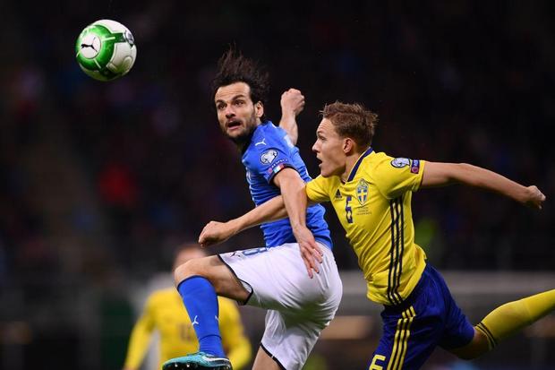 Italy fails to qualify for World Cup for first time in six decades