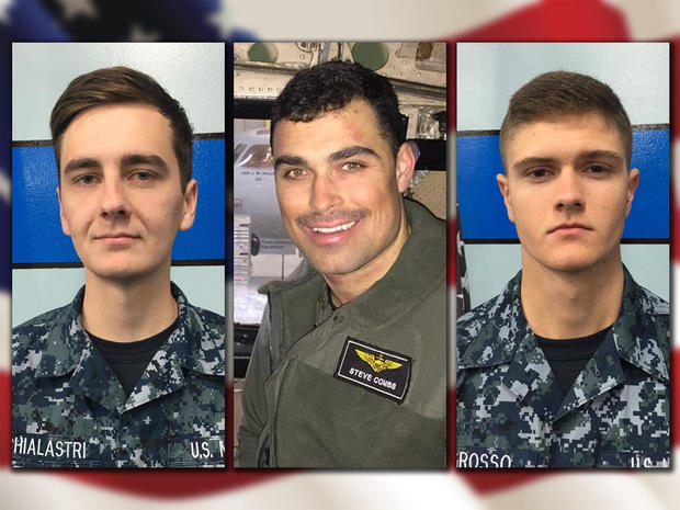 Navy names sailors still missing after Pacific plane crash