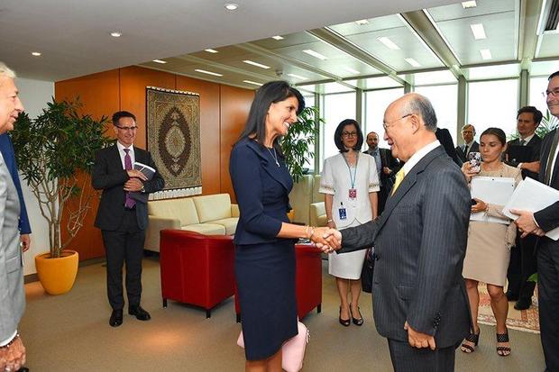 Nuclear watchdog chief has “useful meeting” with U.S. envoy Nikki Haley