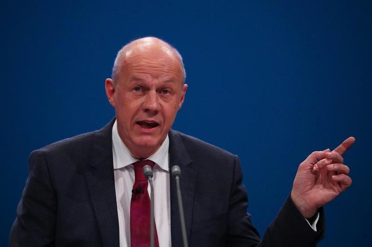 First Secretary of State, Damian Green, addresses the Conservative Party Conference, in Manchester