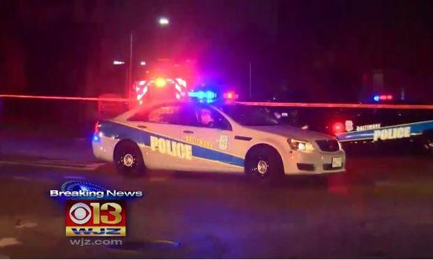 Police: Baltimore detective shot in head; manhunt underway