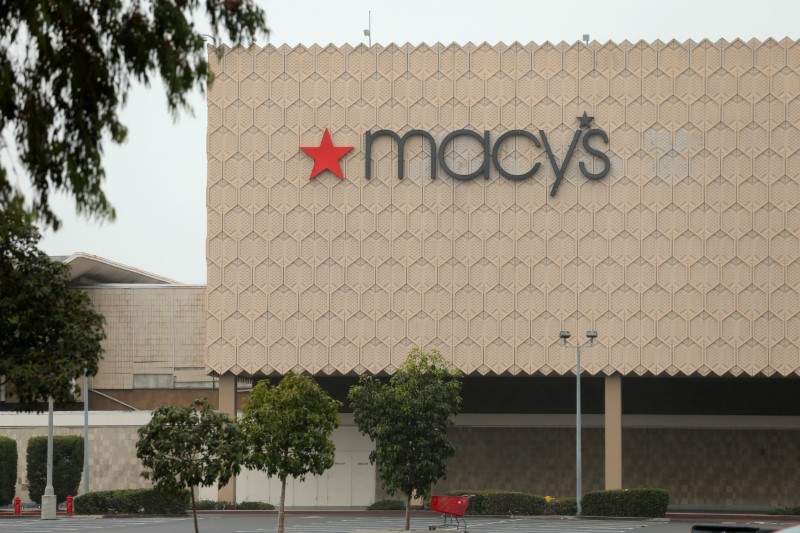 FILE PHOTO: One of the 68 Macy's Inc stores the company plans to close is shown at the Mission Valley Center mall in San Diego, California