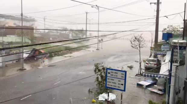 Typhoon sweeps away homes, leaves at least 15 dead