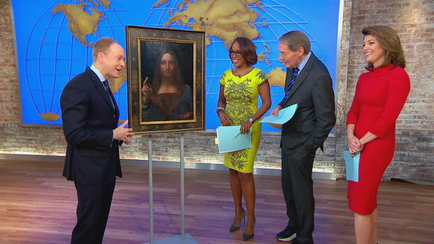 Up-close look at the da Vinci painting worth $100M