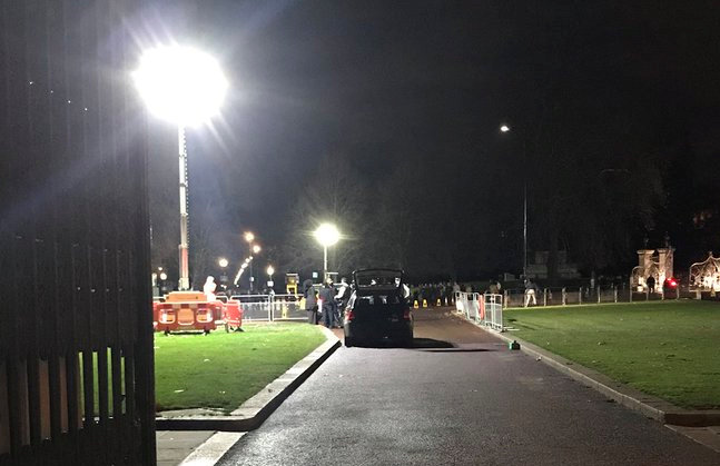 Social media picture shows police in Hyde Park Corner in London