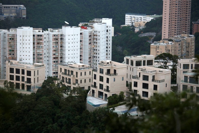 FILE PHOTO - A general view of Mount Nicholson project developed by Wheelock and Company, in Hong Kong