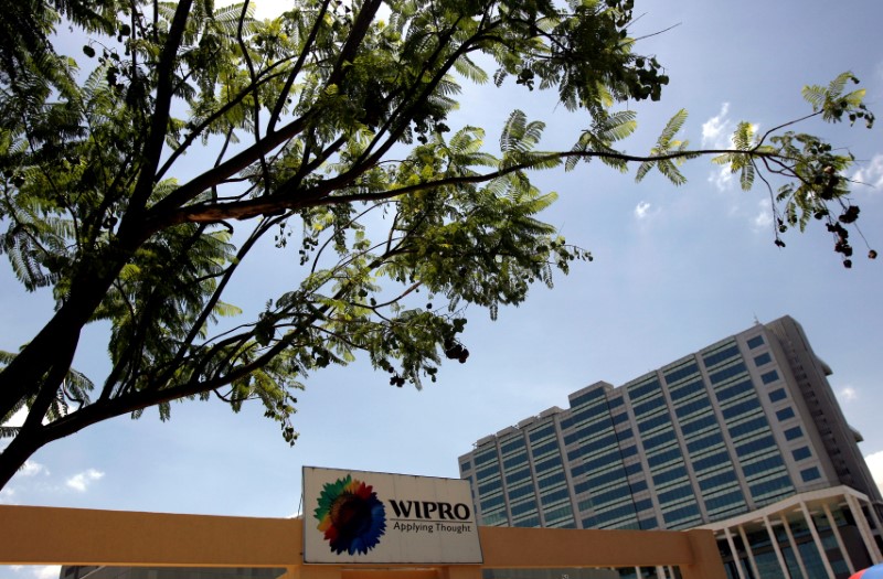 The Wipro campus is seen in Bangalore