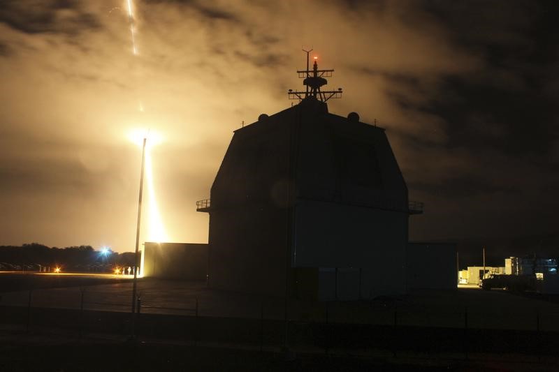 Intercept flight test of a land-based Aegis Ballistic Missile in Kauai, Hawaii