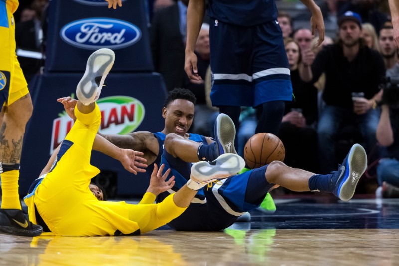 NBA: Denver Nuggets at Minnesota Timberwolves